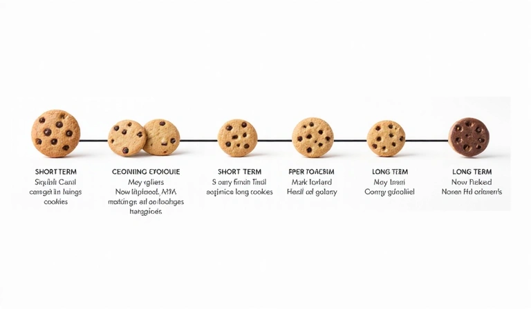 Cookie élettartamának szemléltetése